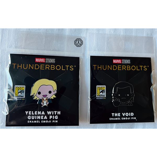 Marvel Thunderbolts SDCC 2025 Exclusive Pin Set