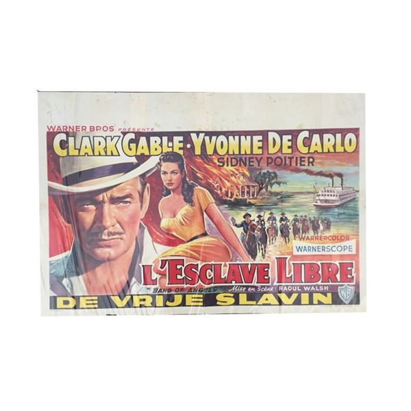 Clark Gable "L'Esclave Libre" Mini Poster