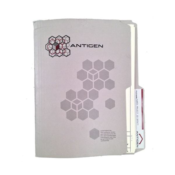 Underworld: Awakening Antigen Lab File Movie Props