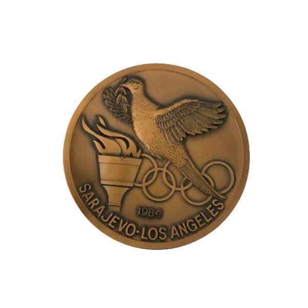 1984 Olympics Commemorative Bronze Medallion