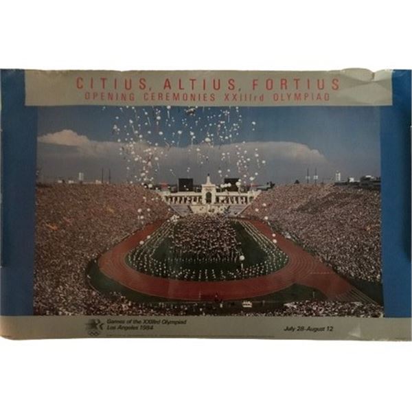 1984 Los Angeles OLYMPICS Poster