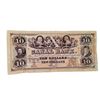 Image 1 : Django Unchained Canal Bank $10 Dollar Note Movie Props