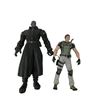 Image 1 : Resident Evil 2 Video Game T-00 "Mr. X" and Chris Redfield action figures