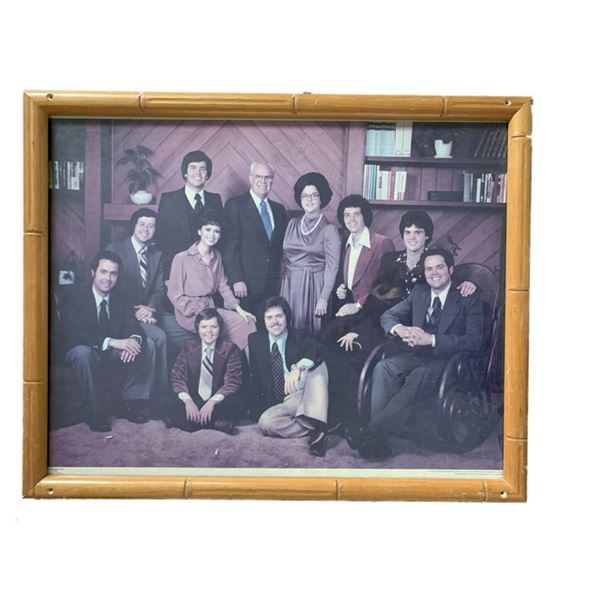 The Osmond Family portrait with Signatures