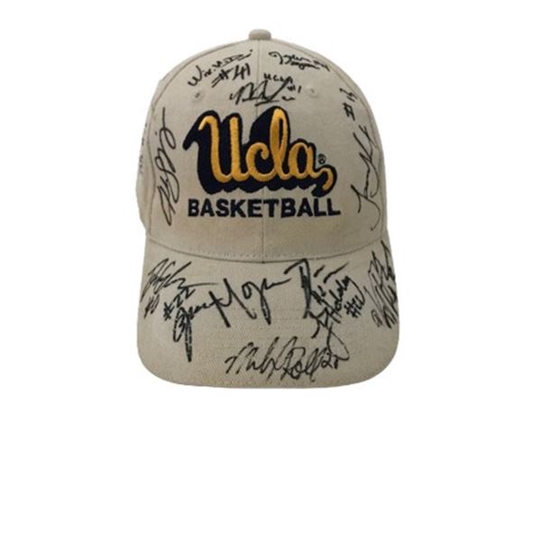 2008-2009 UCLA basketball team signed Baseball Hat