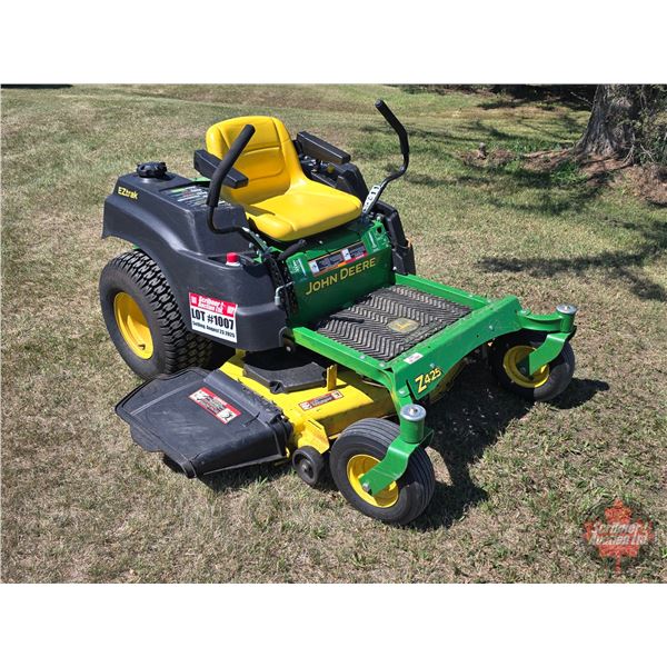 ZERO TURN LAWN MOWER : John Deere Z425 : 48" Mower