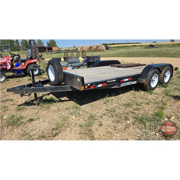 Flatdeck Trailer : 2014 Double A Charger Trailer : 16ft : Model ECH77
