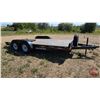 Image 4 : Flatdeck Trailer : 2014 Double A Charger Trailer : 16ft : Model ECH77