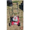 Image 1 : White Outdoor Push Lawnmower 21" : 6hp