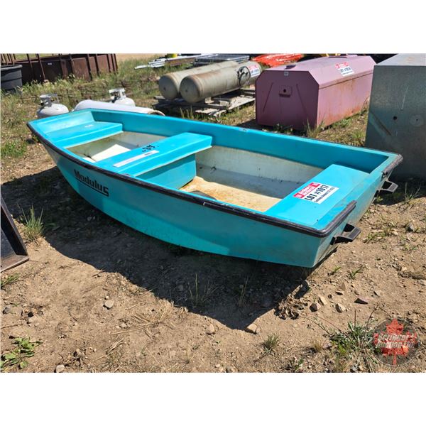 2-Person Row Boat : Modulus : PVC 8FT c/w Oars