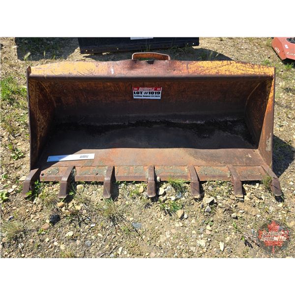 Skidsteer Attachment : Tooth Bucket (62"W)