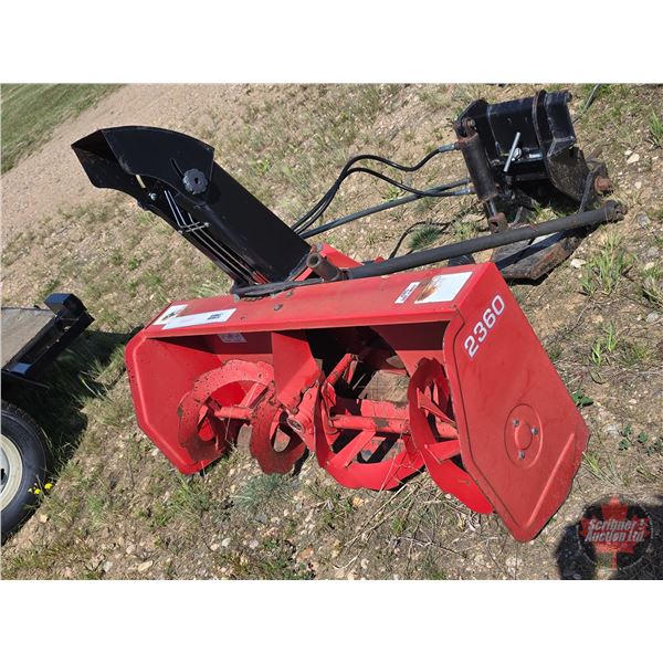 SNOWBLOWER : Massey Ferguson 2360 Snowblower 4FT (S/N#8300 2360 RP251207)