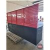 Image 8 : Large Shop Tool Work Bench (20 Drawer) (Metal Peg Board Back)