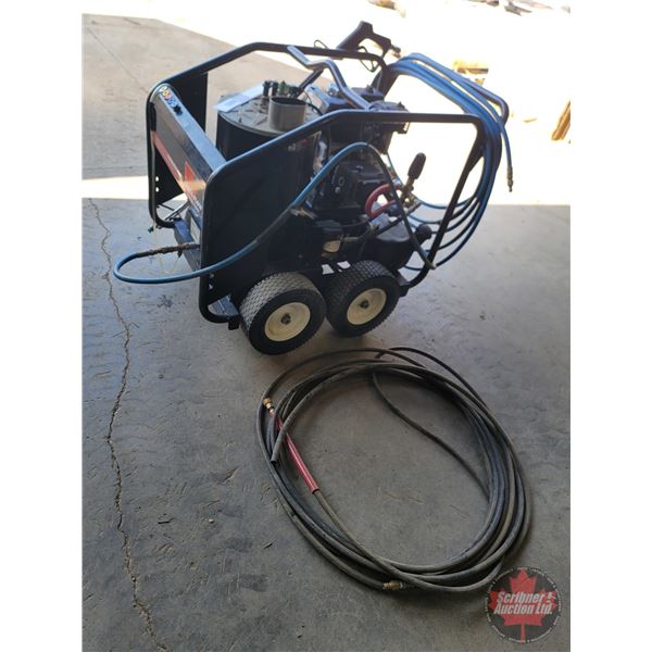 Aqua-Flow Pressure Washer : Gas Powered : Diesel Steamer : 100ft Hose : 2500psi