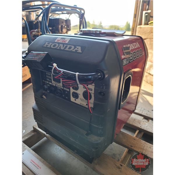 HONDA EU3000 IS Inverter Generator : Electric Start (c/w Battery Tender)