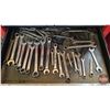 Image 10 : Craftsman Top & Bottom Rolling Tool Box w/CONTENTS! (Incl. Wrenches; Small Shop Supplies; Electrical
