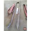Image 4 : Tool Grouping : Post Pounder; Postal Maul; Sledge Hammer; Long Bars; etc