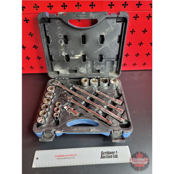 JET 1/2" Drive Socket Set (Note: Missing 7/16)