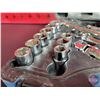 Image 4 : JET 1/2" Drive Socket Set (Note: Missing 7/16)