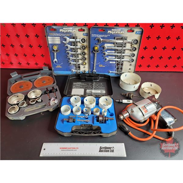 Grouping : Hole Saws; Gear Wrenches; Drill; etc!