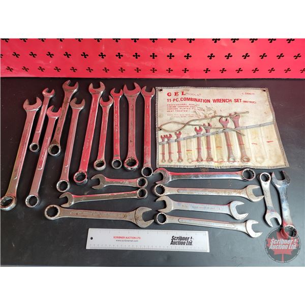 Combination Wrenches (Largest 1-1/8" : Smallest 7mm")