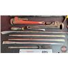 Image 4 : Grouping: Variety of Pin Bars; Gooseneck; Pipe Wrenches; Pry Bars; File