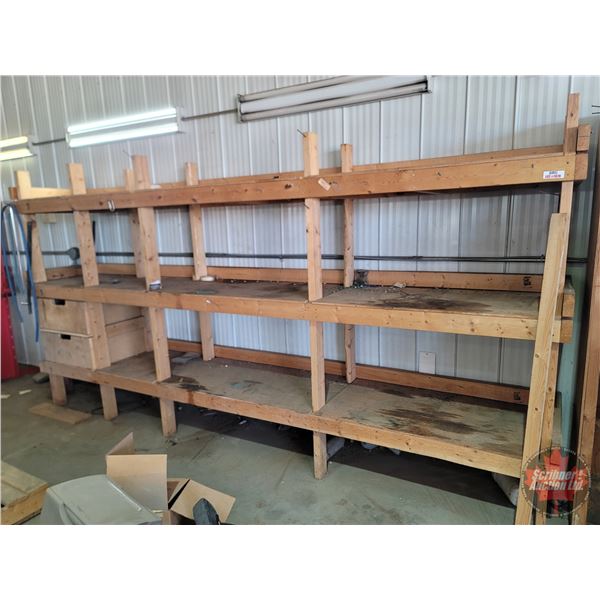 SHOP Shelving (Wood) : 2x4 / Plywood Construction
