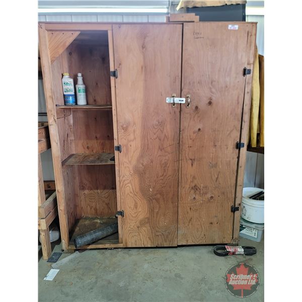 Shop Cabinet (Plywood Construction) (Total Measures: 72"H x 61"W x 19-1/2"D)