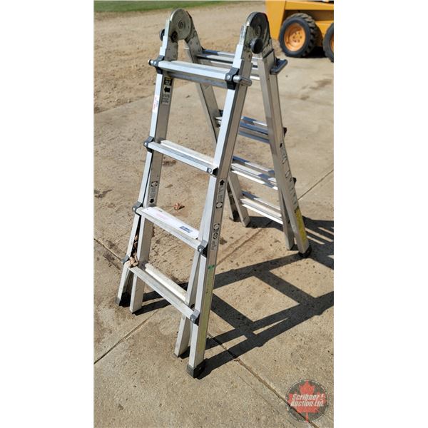 Aluminum Combination Ladder : VULCAN (7ft to 17ft Extension Ladder)
