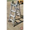 Image 1 : Aluminum Combination Ladder : VULCAN (7ft to 17ft Extension Ladder)