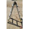 Image 2 : Aluminum Combination Ladder : VULCAN (7ft to 17ft Extension Ladder)