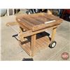 Image 2 : Cedar BBQ Cart (30-1/2"H x 24"W x 42-1/2"D)