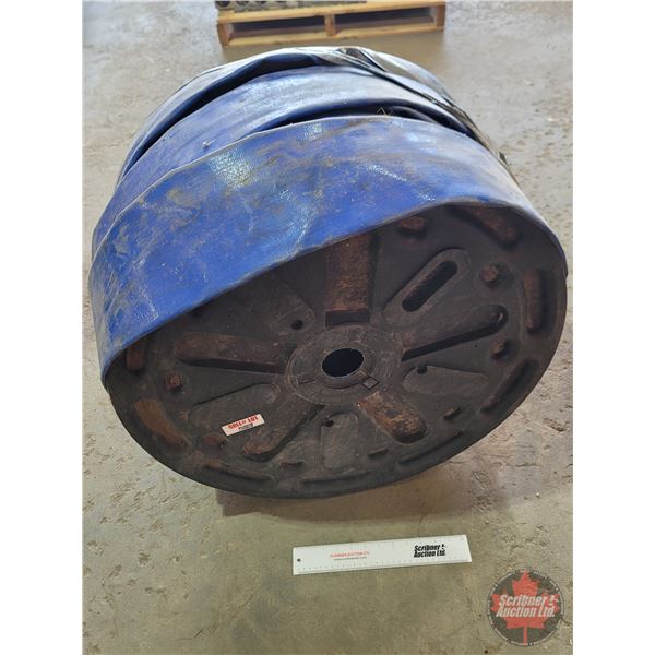 4" Rag Hose : Full Roll 300ft (c/w Cam Locks) (28"Dia)