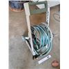 Image 2 : AMES Hoseking Garden Hose Reel with 50ft Hose & Spray Gun