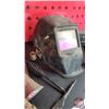 Image 7 : Grouping: Auto Darkening Welders Helmet; Welding Gloves (2 New Pairs); Chipping Hammer; Vise Grips; 