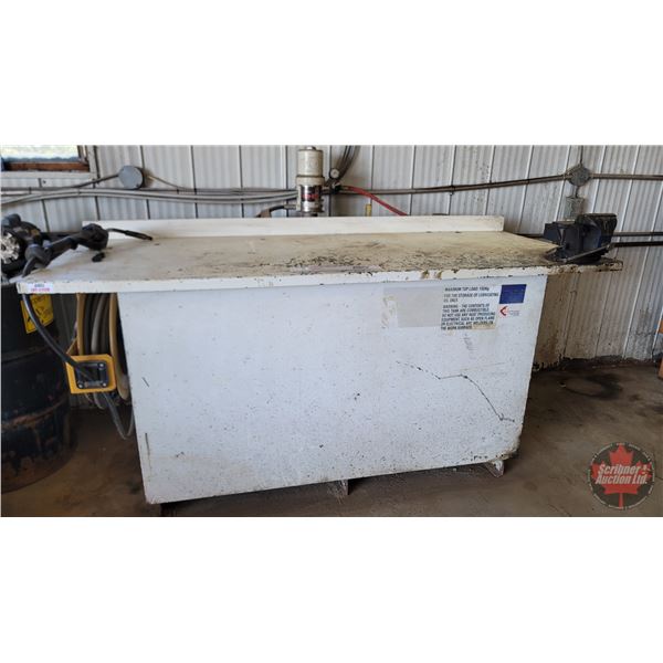Above Ground Oil Storage Tank / Work Bench (Empty)