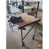 Image 2 : Welding Table Shop Bench with Vise (36"H x 42"W x 30"D)