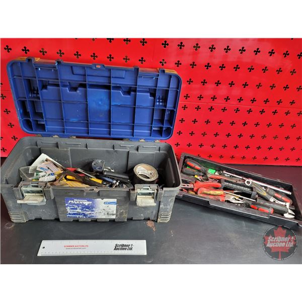 Mastercraft Maximum Portable Toolbox with Contents! (Incl. Hammer; Knives; Wrenches; Pliers; Screwdr