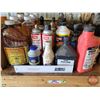 Image 1 : Shelf Lot Grouping ~ Shop Fluids (Incl. Diesel Fuel Conditioner; Carb Cleaner; Brake Fluid; Diesel; 