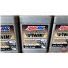 Image 2 : Shelf Lot : AMS OIL Synthetic V-Twin : SAE20W50 : Motorcycle Oil : (5) US Quart Bottles (FULL)
