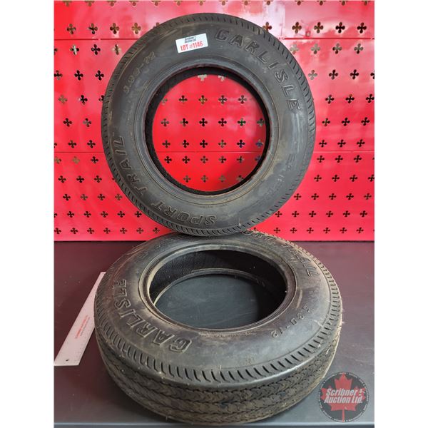 Trailer Tires (Unused) (2) : Carlisle Sport Trail : Size 5.30-12