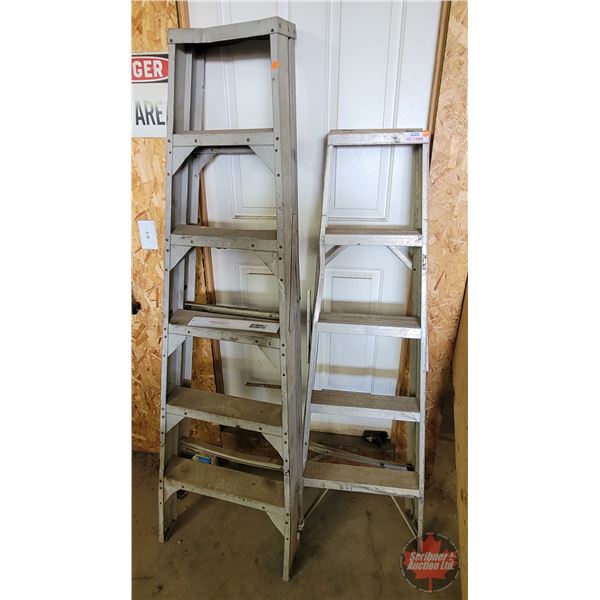 Aluminum Step Ladders (2) : 5ft & 6ft