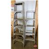 Image 1 : Aluminum Step Ladders (2) : 5ft & 6ft