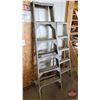 Image 3 : Aluminum Step Ladders (2) : 5ft & 6ft