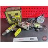 Image 1 : Grouping: Mastercraft Twin Cutter & Rockwell Saw 4-1/2" Blade & Ryobi Drill & Impact