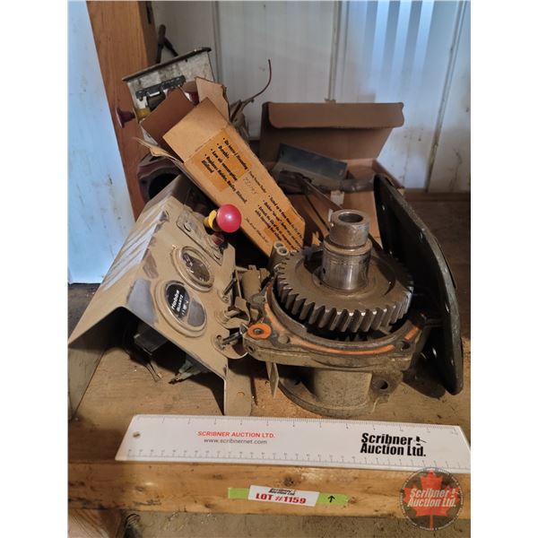 Group/Shelf Lot : PTO Switches, Gauges, Brackets, etc