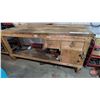 Image 2 : Shop Work Bench (2 Drawers / 1 Door) (Wood)