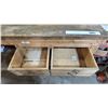 Image 3 : Shop Work Bench (2 Drawers / 1 Door) (Wood)
