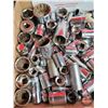 Image 2 : Grouping : Large Variety of 1/2" & 3/8" Drive Sockets