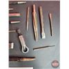 Image 2 : Grouping: Variety Cold Chisels; Punches; Reemer; Round File; Nut Cracker